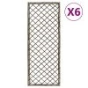 VidaXL Treillis de jardin 6 pcs 30x170 cm Saule