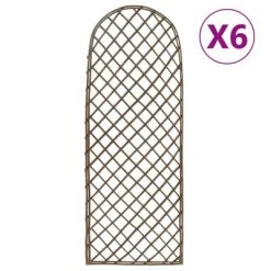 VidaXL Treillis de jardin 6 pcs 30x170 cm Saule