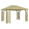 VidaXL Belvédère 4x3 m Beige
