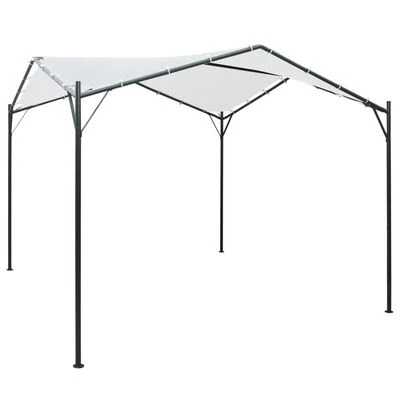 VidaXL Belvédère 3x3x2,6 m Blanc 180 g/m²