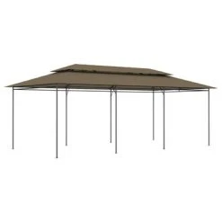 VidaXL Chapiteau 600x298x270 cm Taupe 180 g/m²