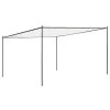 VidaXL Belvédère avec toit 4x4 m Blanc 180 g/m²