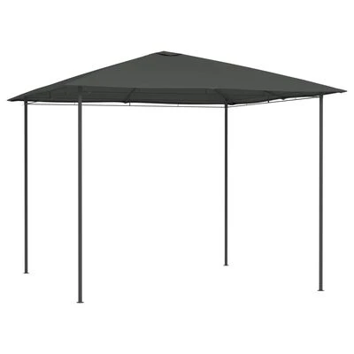 VidaXL Belvédère 3x3x2,6 m Anthracite 160 g/m²