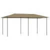 VidaXL Belvédère 3x6x2,6 m Taupe 160 g/m²