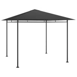 VidaXL Belvédère 3x3x2,7 m Anthracite 180 g/m²