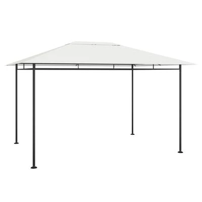 VidaXL Belvédère 4x3x2,7 m Crème 180 g/m²