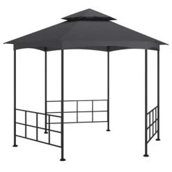 VidaXL Belvédère avec parois 3,1x2,7 m Anthracite