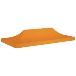 VidaXL Toit de tente de réception 6x3 m Orange 270 g/m²
