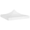 VidaXL Toit de tente de réception 2x2 m Blanc 270 g/m²