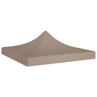 VidaXL Toit de tente de réception 2x2 m Taupe 270 g/m²