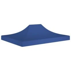 VidaXL Toit de tente de réception 4x3 m Bleu 270 g/m²