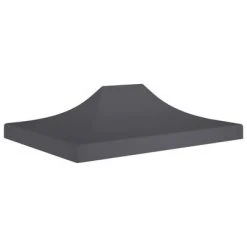 VidaXL Toit de tente de réception 4x3 m Anthracite 270 g/m²
