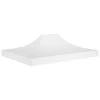 VidaXL Toit de tente de réception 4x3 m Blanc 270 g/m²