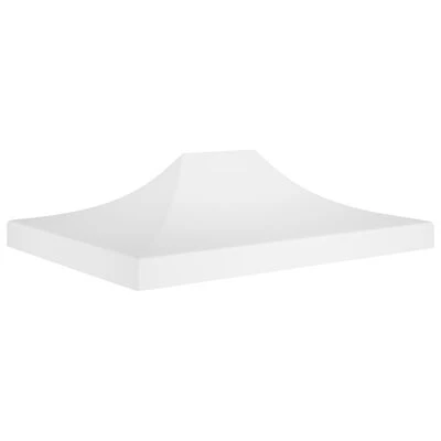VidaXL Toit de tente de réception 4x3 m Blanc 270 g/m²