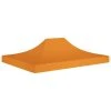 VidaXL Toit de tente de réception 4x3 m Orange 270 g/m²