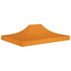 VidaXL Toit de tente de réception 4x3 m Orange 270 g/m²