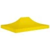 VidaXL Toit de tente de réception 4x3 m Jaune 270 g/m²