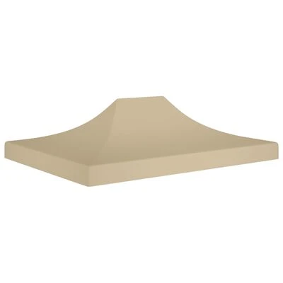 VidaXL Toit de tente de réception 4,5x3 m Beige 270 g/m²