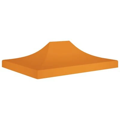 VidaXL Toit de tente de réception 4,5x3 m Orange 270 g/m²