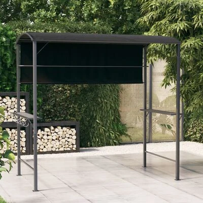 VidaXL Belvédère avec toit 220x110x200 cm Anthracite – Image 2