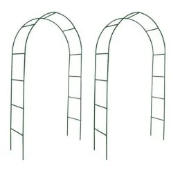 VidaXL Arche de jardin 2 pcs pour plantes grimpantes