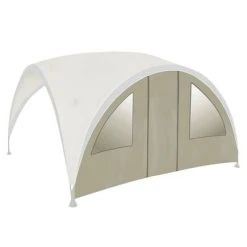 Bo-Camp Paroi latérale et porte de chapiteau Grand Beige 4472220