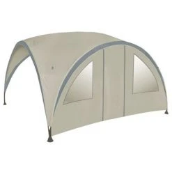 Bo-Camp Paroi latérale avec porte de chapiteau Moyen Beige