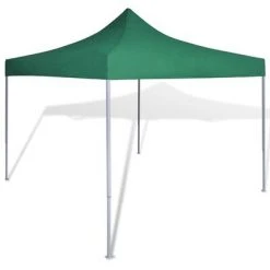 VidaXL Tente pliable verte 3 x 3 m