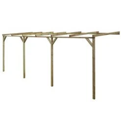 VidaXL Pergola à appentis 2 x 6 x 2,2 m Bois