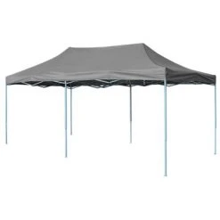 VidaXL Tente de réception pliable 3 x 6 m Anthracite