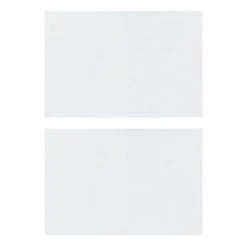 VidaXL Parois de tente de réception 2 pcs et fermeture éclair PE Blanc