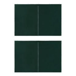 VidaXL Portes de tente de réception 2 pcs avec fermeture éclair Vert