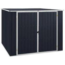 VidaXL Abri de jardin Anthracite 195x198x159 cm Acier galvanisé