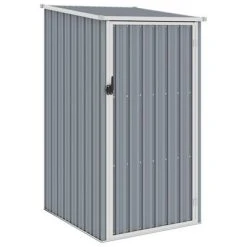 VidaXL Abri de jardin Gris 87x98x159 cm Acier galvanisé