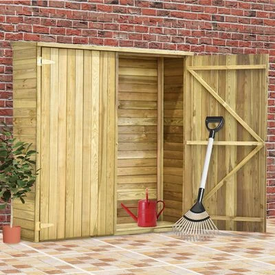 VidaXL Abri à outils de jardin 163x50x171 cm Pinède imprégnée – Image 2