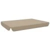 VidaXL Toit de rechange pour balançoire de jardin Taupe 192x147 cm