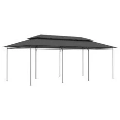 VidaXL Belvédère 600x298x270 cm Anthracite