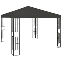 VidaXL Belvédère 3x3 m Anthracite