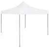 VidaXL Tente réception pliable professionnelle 2x2 m Acier Blanc