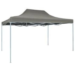 VidaXL Tente de réception pliable 3x4 m Acier Anthracite