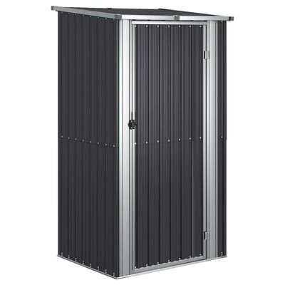 VidaXL Abri de jardin Anthracite 118,5x97x209,5 cm Acier galvanisé