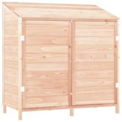 VidaXL Remise de jardin 102x52x112 cm Bois de sapin solide