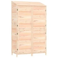 VidaXL Remise de jardin 102x52x174,5 cm Bois de sapin solide