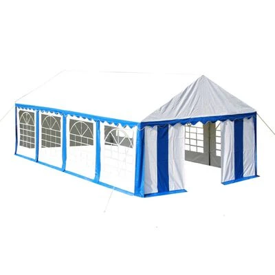VidaXL Chapiteau 4 x 8 m Bleu
