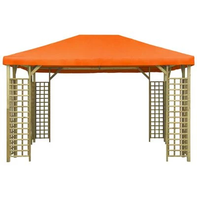 VidaXL Belvédère 4x3 m Orange – Image 2