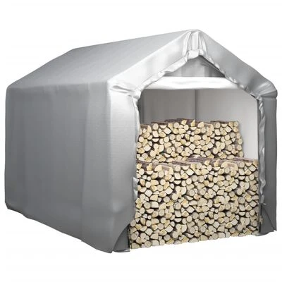 VidaXL Tente de rangement 180x300 cm Acier Gris – Image 2