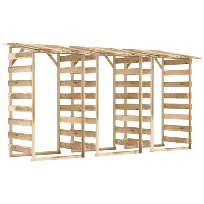 VidaXL Pergolas avec toits 3 pcs 100x90x200 cm Bois de pin imprégné