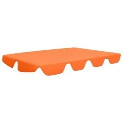 VidaXL Toit de rechange de balançoire Orange 150/130x70/105cm 270 g/m²