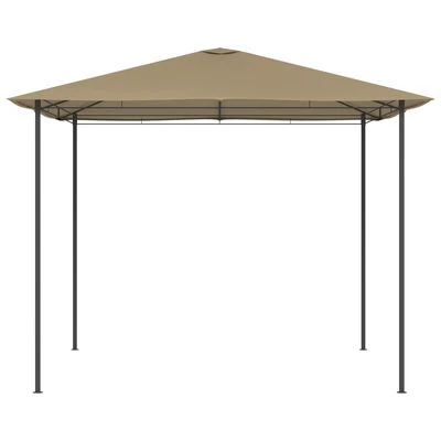 VidaXL Belvédère 3x3x2,6 m Taupe 160 g/m² – Image 2