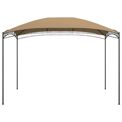 VidaXL Belvédère 3x4x2,65 m Taupe 180 g/m² – Image 2